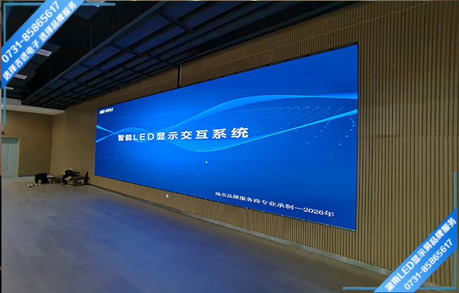 长沙雨花区某小学报告厅LED显示屏