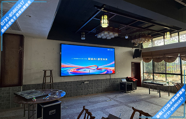 岳阳岳阳县某文化园接待大厅LED显示屏