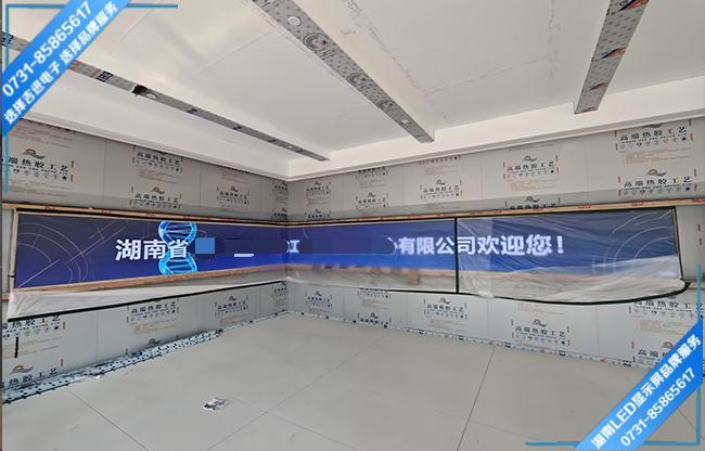 湘潭岳塘区板塘街道高新技术产业开发区某公司接待大厅LED显示屏